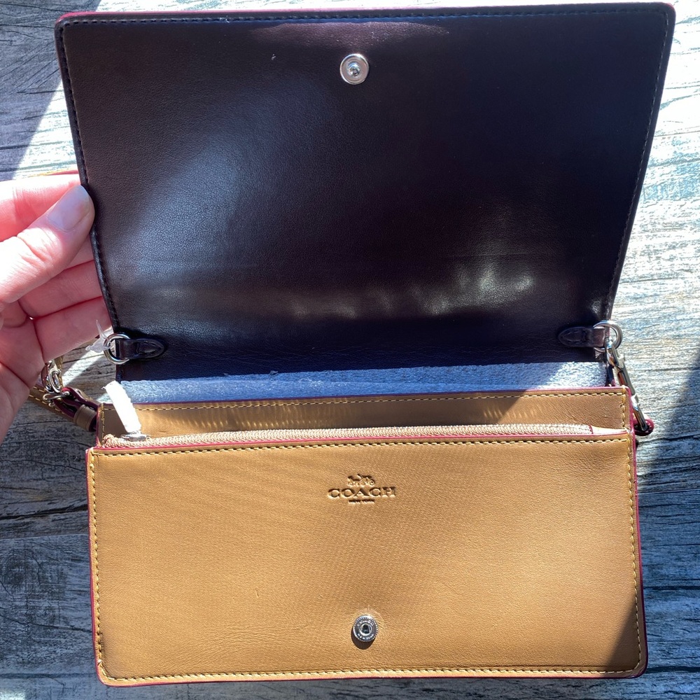 Coach Brown Leather Saddle Bag - Picture 6 of 7